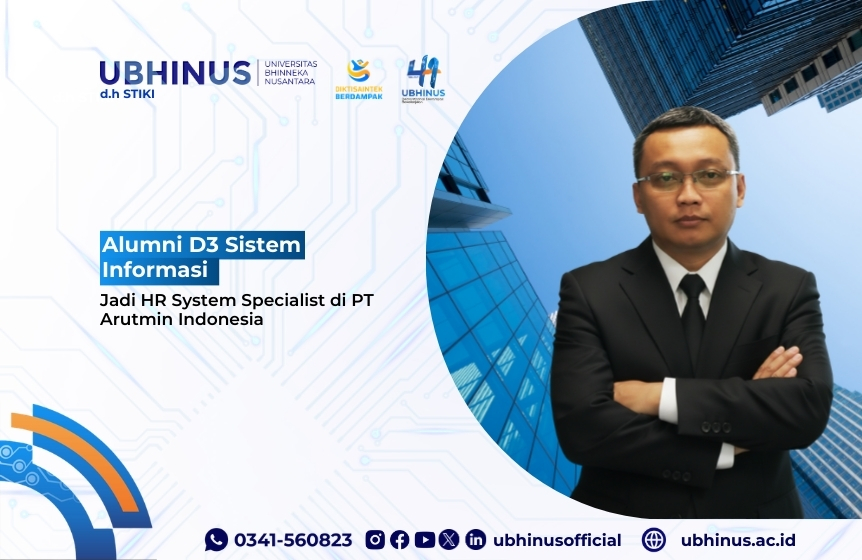 Alumni D3 Sistem Informasi Jadi HR System Specialist di PT Arutmin Indonesia